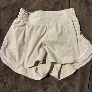 Lulu lemon Speed Up Cream Shorts